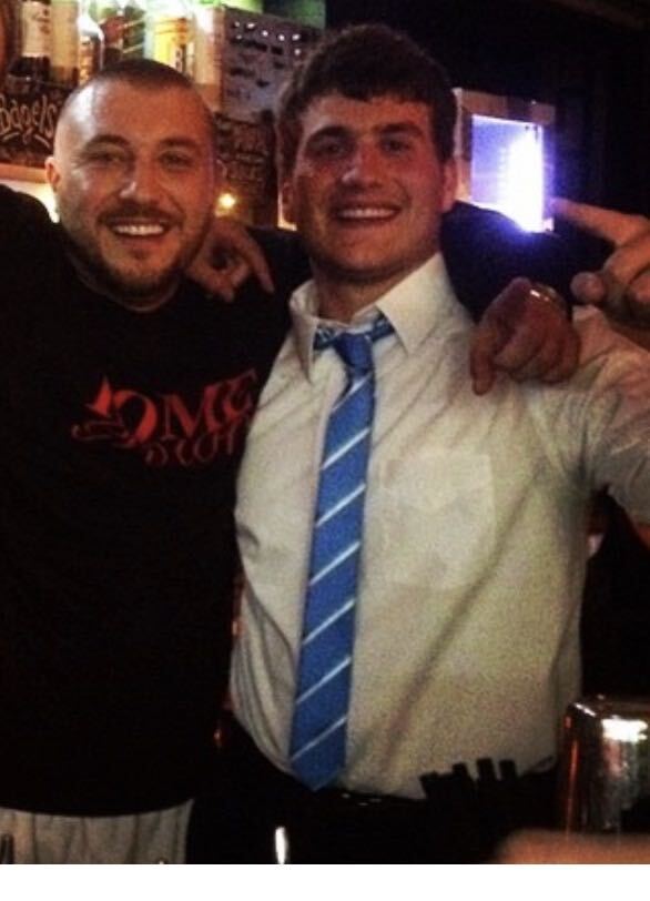 Patrick with Max at G-Bar